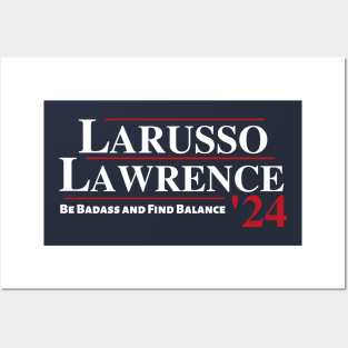 Johnny Lawrence and Daniel LArusso Presidential ticket 2024 Posters and Art